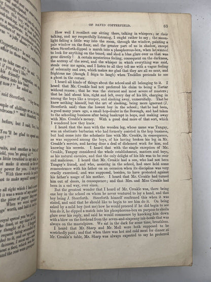 David Copperfield by Charles Dickens 1850 First Edition