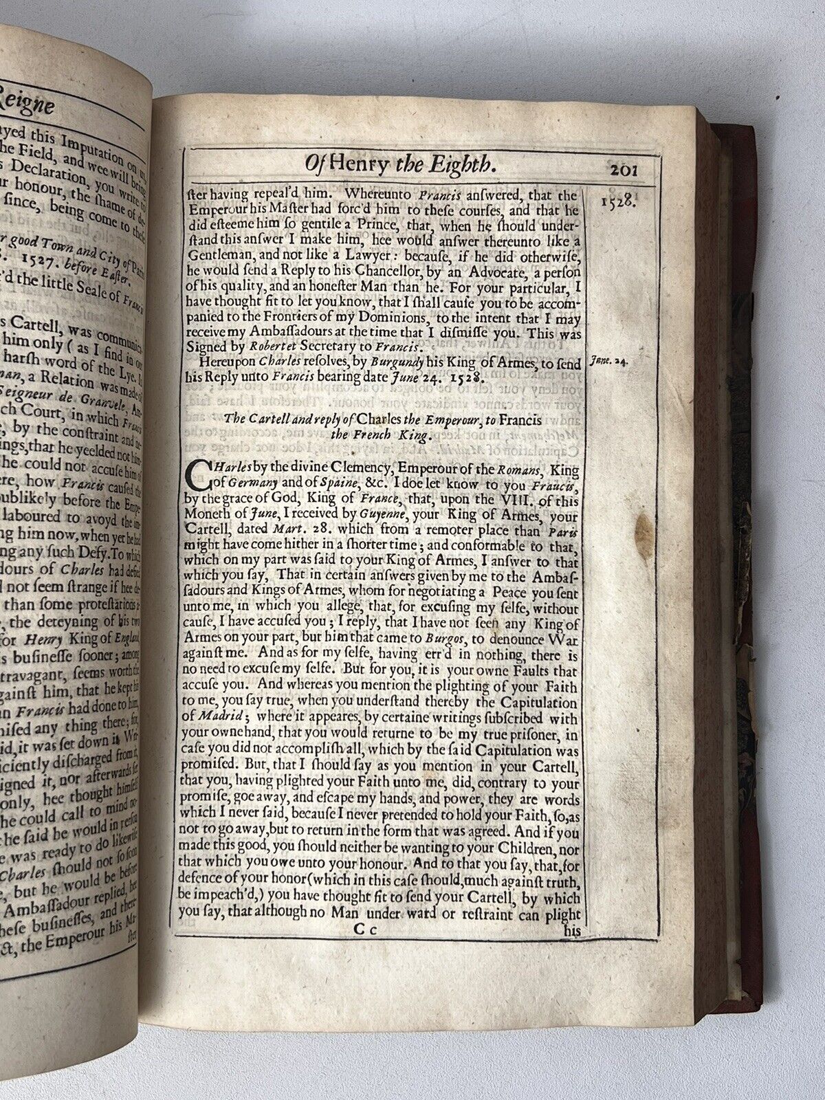 The Life and Raigne of King Henry the Eighth 1649 First Edition