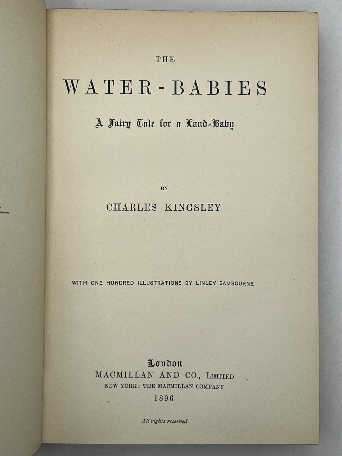 The Works of Charles Kingsley 1890-1896