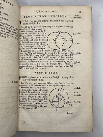 The Elements of EUCLID 1799 Simson English Edition