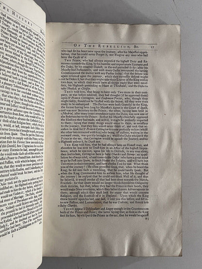 The History of the English Civil War by Edward Clarendon 1707