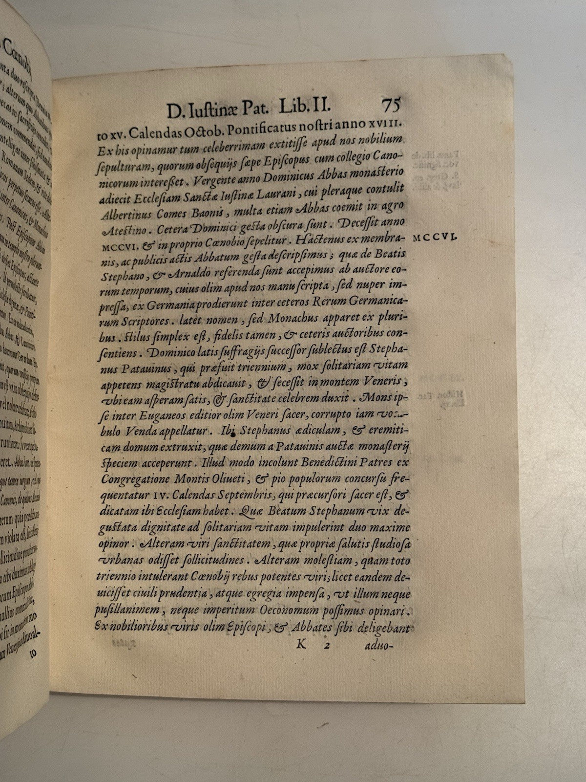 Patavino's History of the Benedictines 1606 First Edition