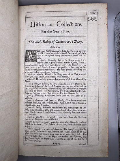 Rushworth's Historical Collections 1682-1701