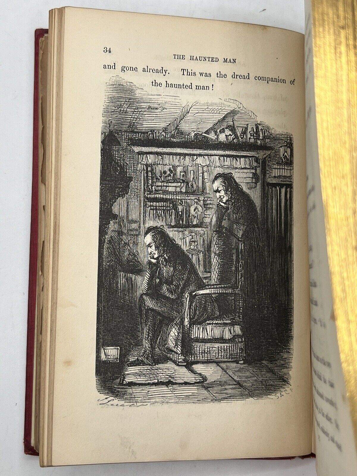 A Haunted Man and the Ghost's Bargain by Charles Dickens 1848 First Edition