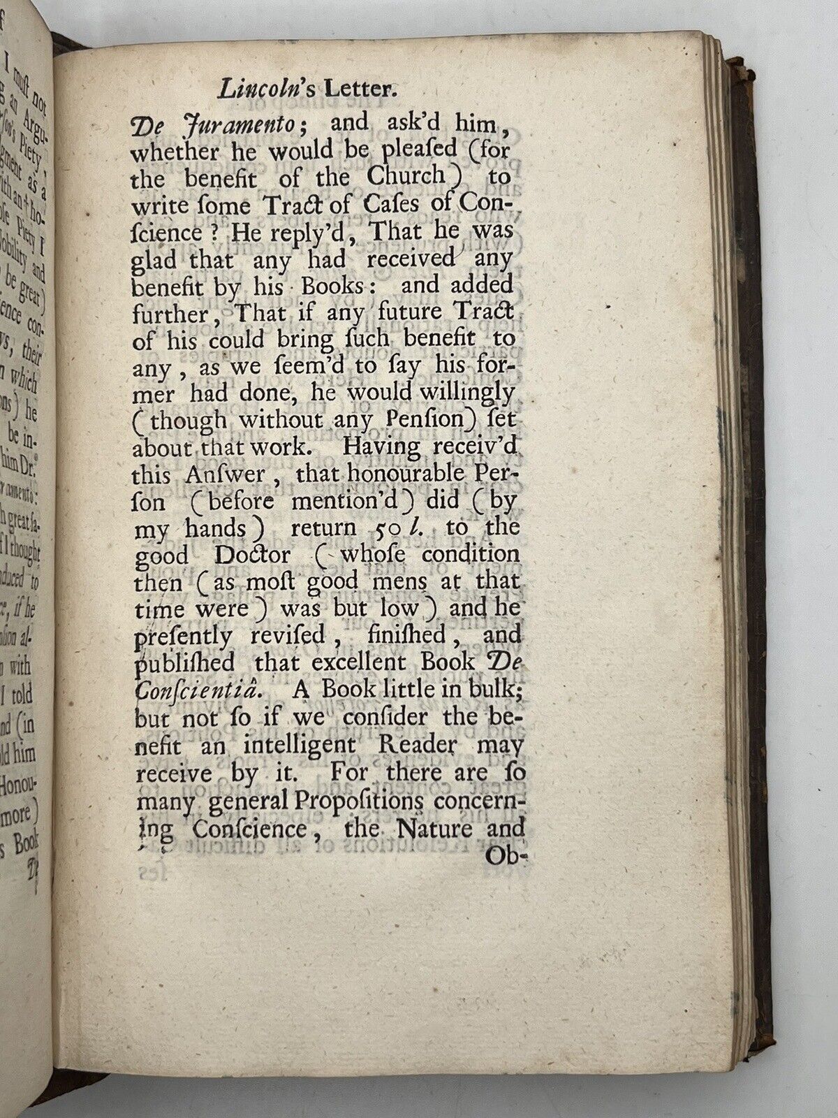 The Life of Dr. Sanderson by Izaak Walton 1678 First Edition