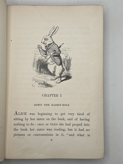 Alice in Wonderland by Lewis Carroll 1867 First Edition Original Cloth