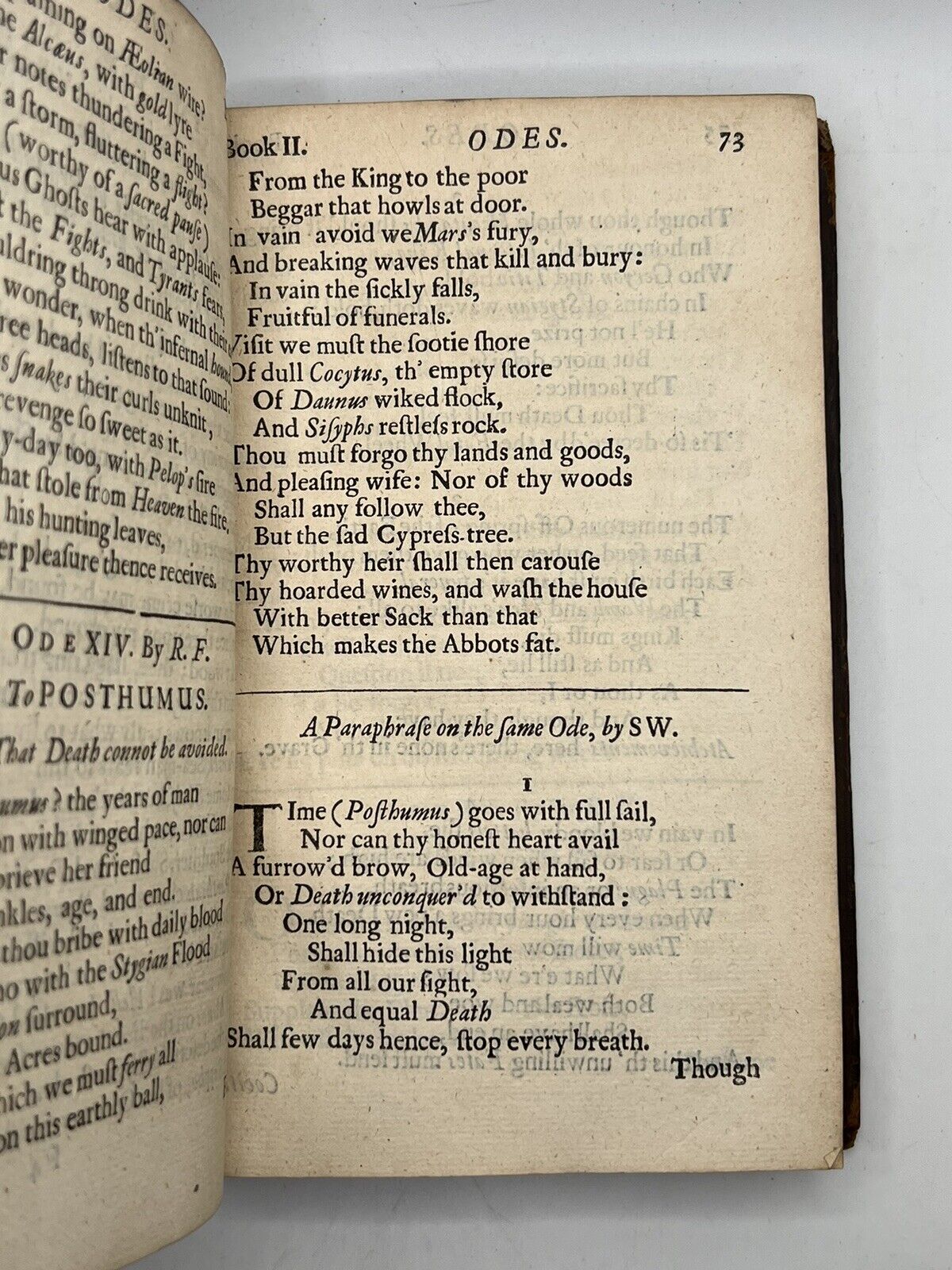 The Poems of Horace 1680