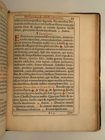 Rituale Romanum 1617 First Plantin Edition & Jesuit Working Copy
