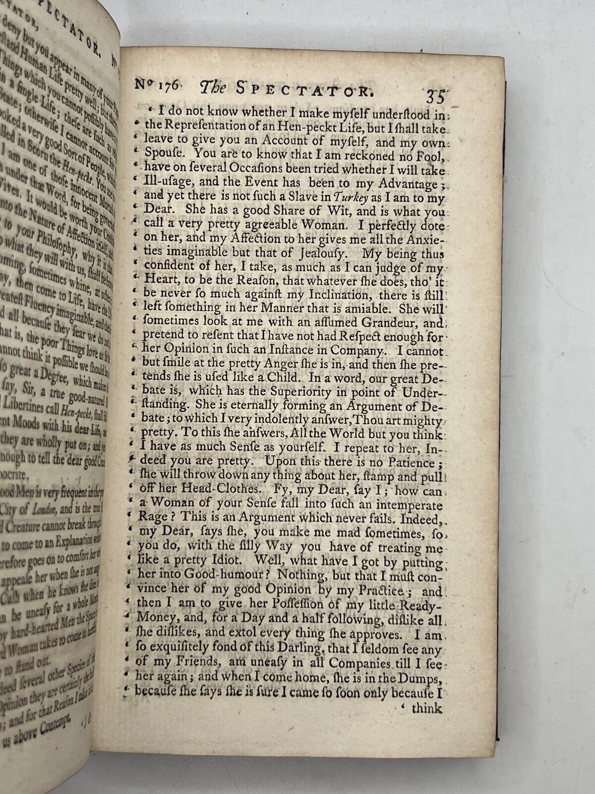 The Spectator by Joseph Addison 1749