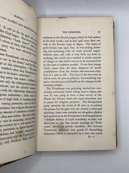 Romola by George Eliot 1863 First Edition