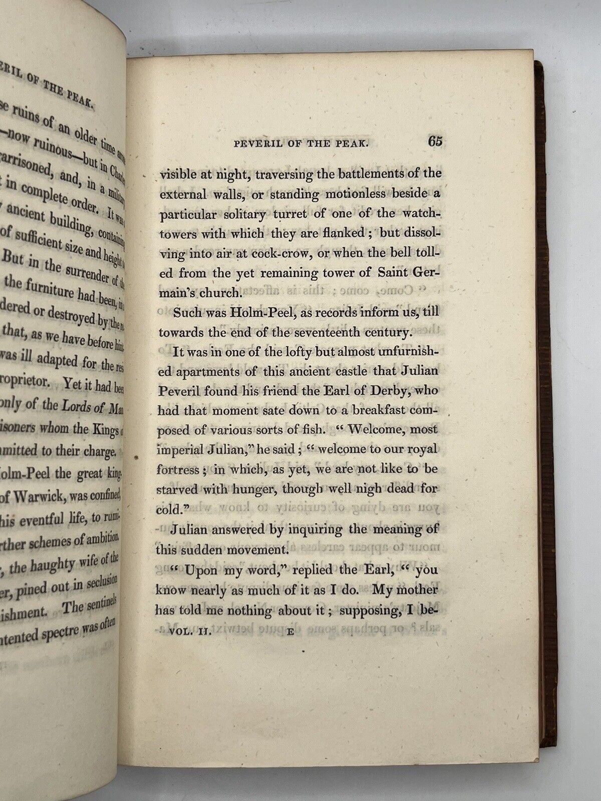 Peveril of the Peak by Sir Walter Scott 1822 First Edition