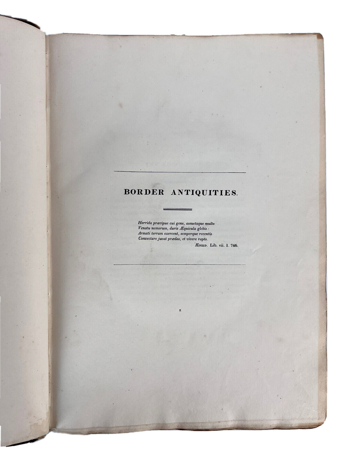 The Border Antiquities of England and Scotland by Walter Scott 1814 First Edition