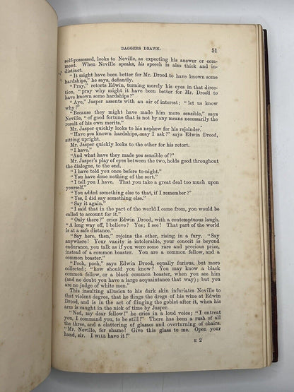 The Mystery of Edwin Drood by Charles Dickens 1870 First Edition from Original Parts