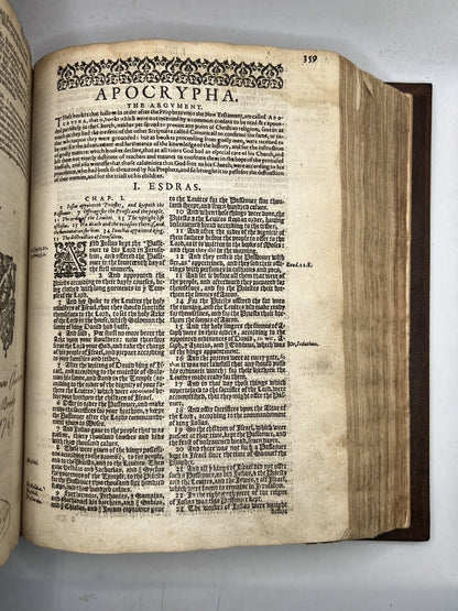 Antique Bible 1608 Geneva Bible