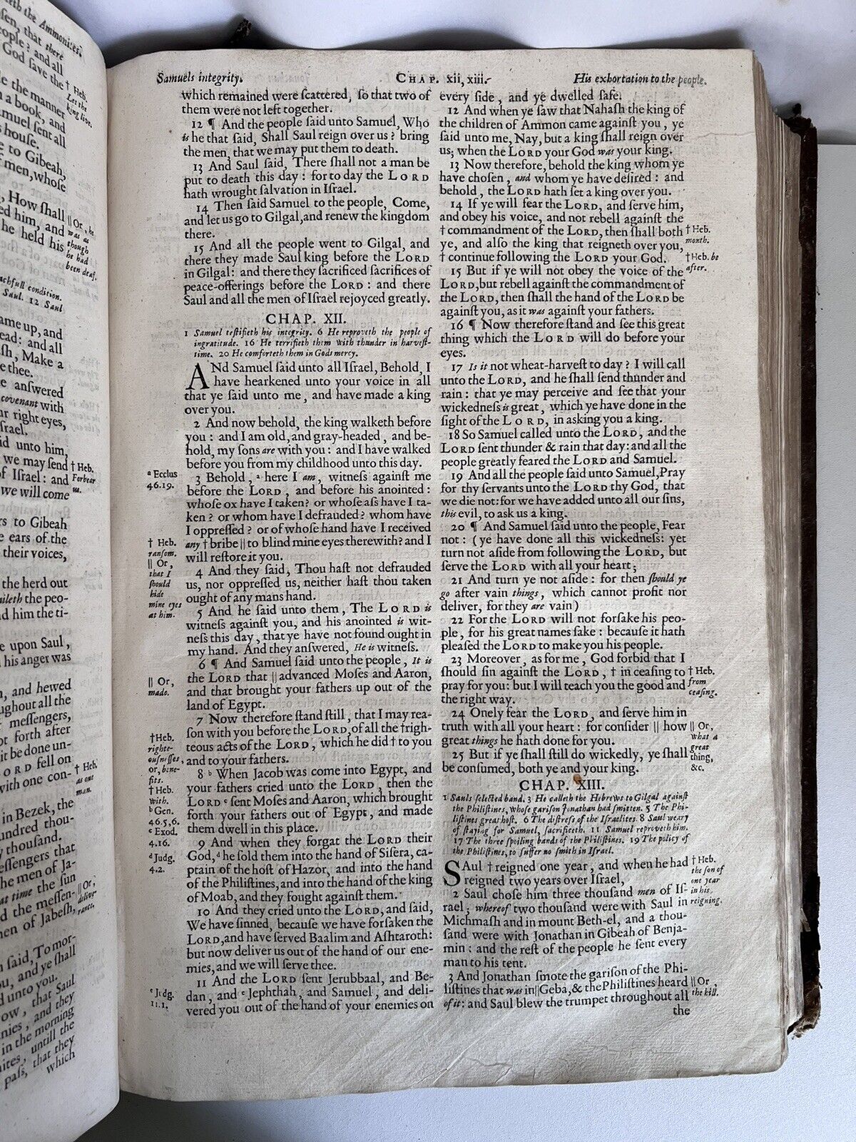 Antique King James Bible 1674