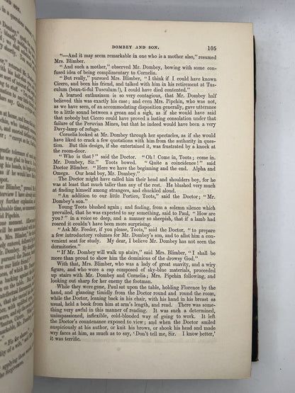 Dombey and Son by Charles Dickens 1848 First Edition