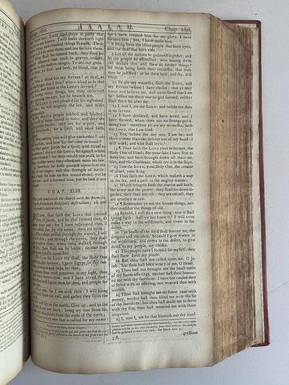 Antique King James Bible 1769 Boden & Adams