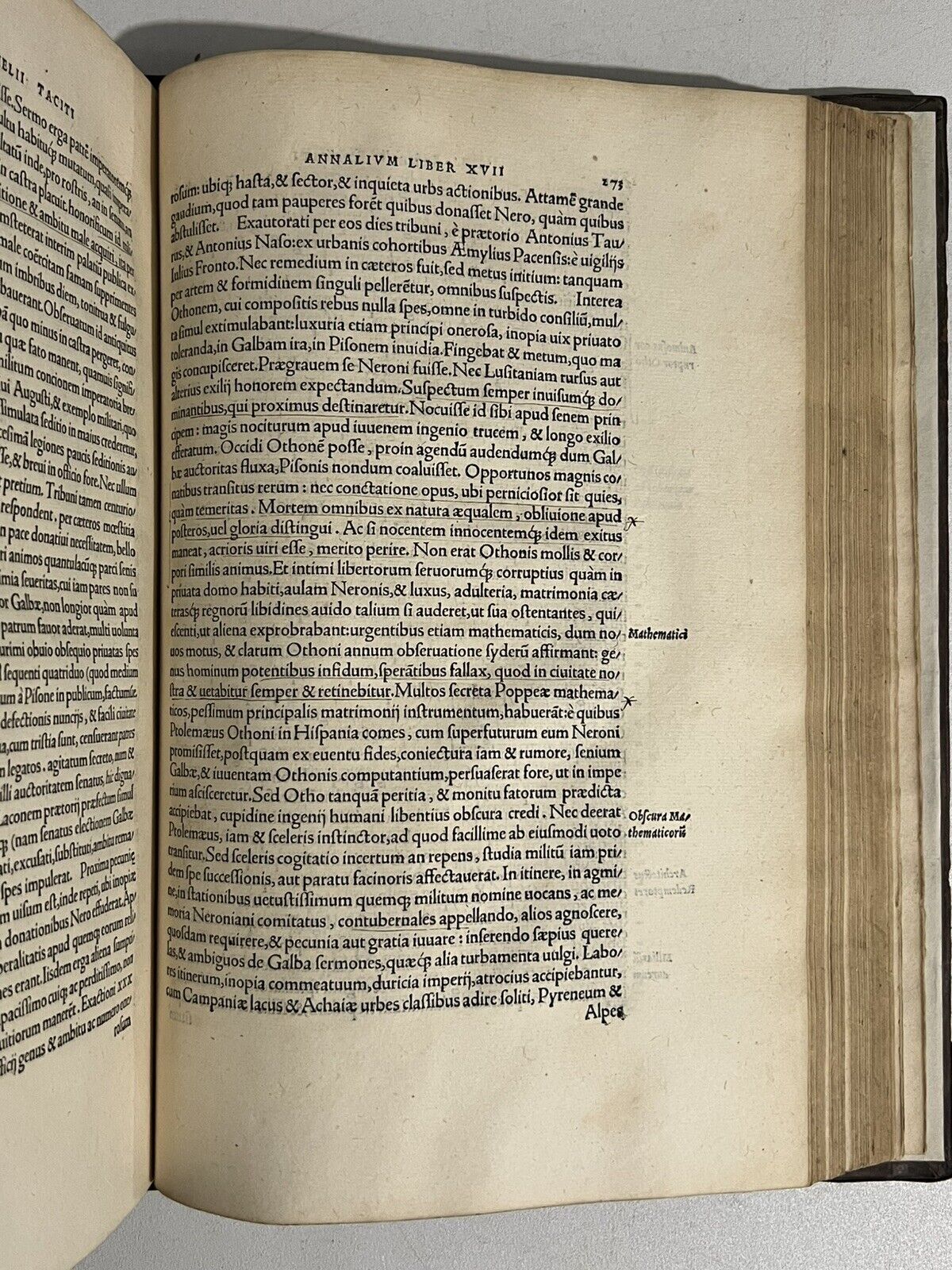 The Annals of Tacitus 1533 Froben