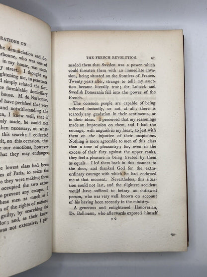 The Principal Events of the French Revolution 1818 First Edition