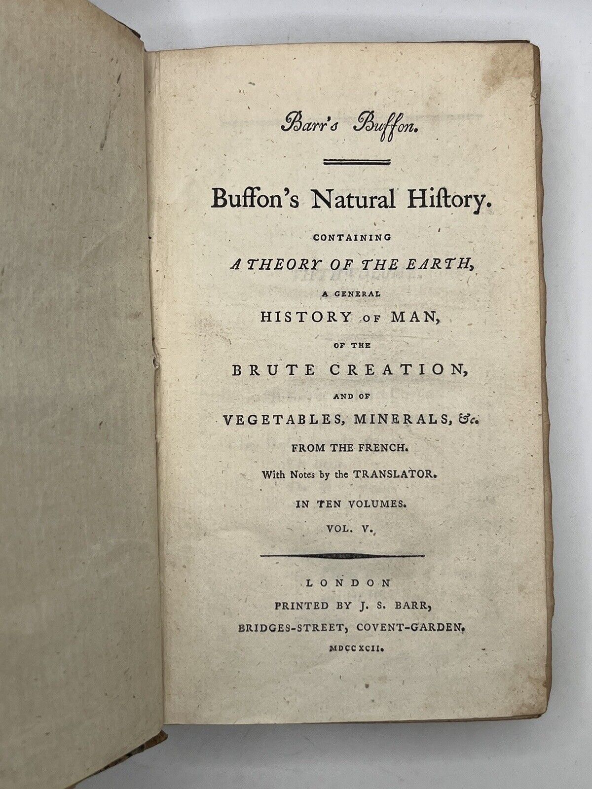 Buffon's Natural History of Birds, Fish, Insects & Reptiles 1792-3