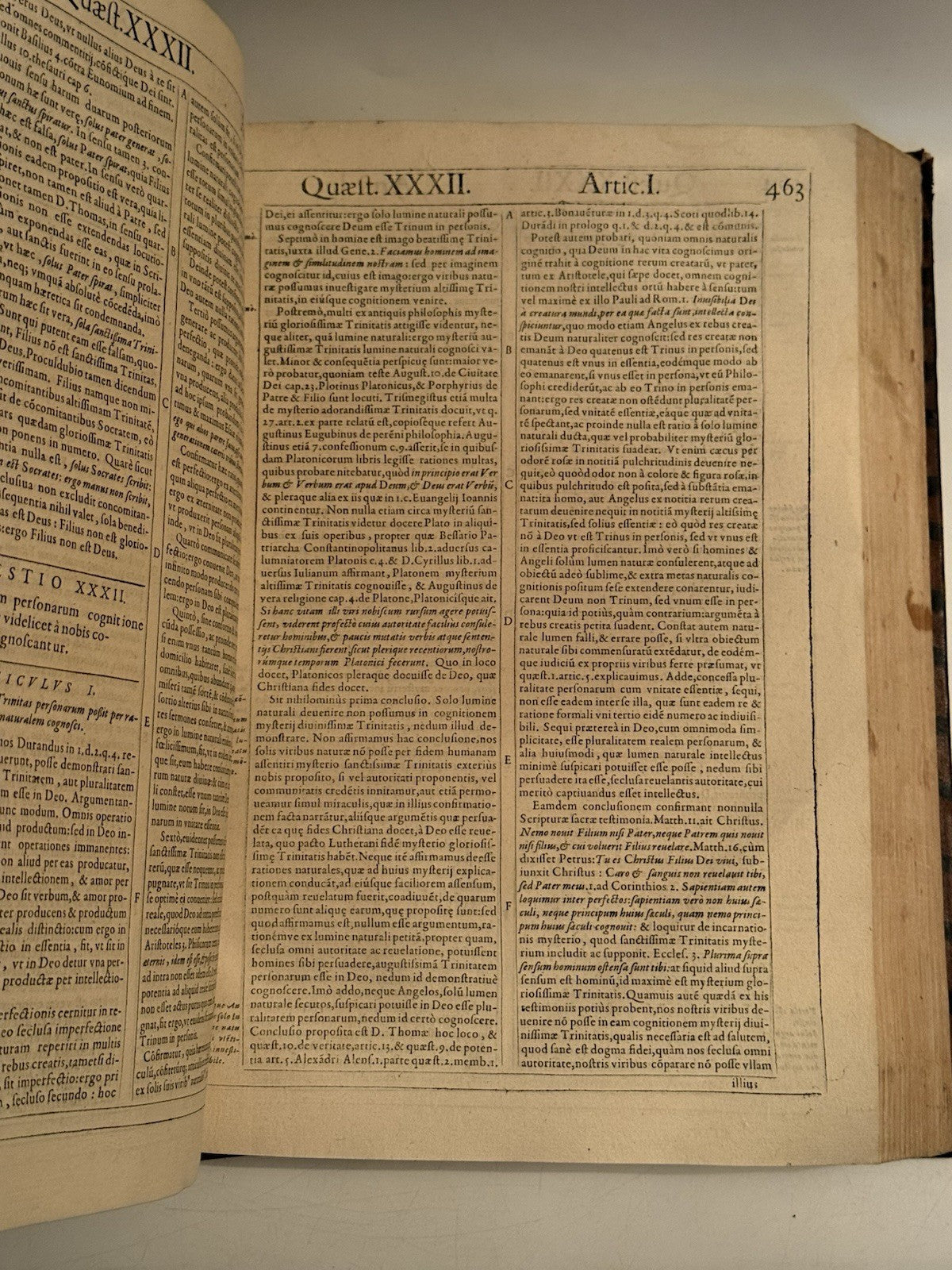 Luis de Molina's Commentary on Thomas Aquinas 1593 First Edition