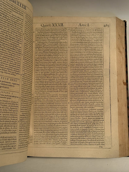 Luis de Molina's Commentary on Thomas Aquinas 1593 First Edition
