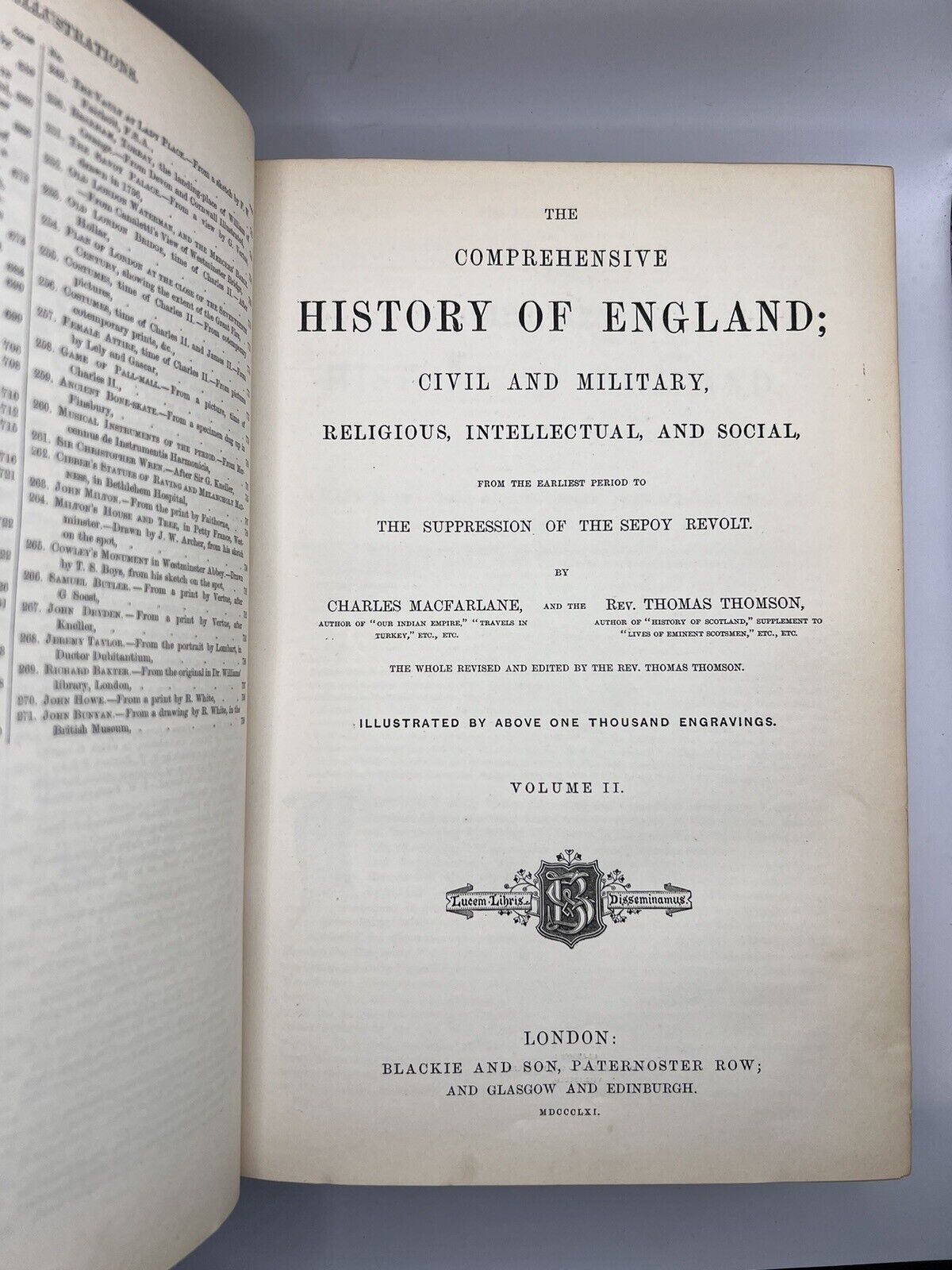 A Comprehensive History of England by Charles Macfarlane 1861