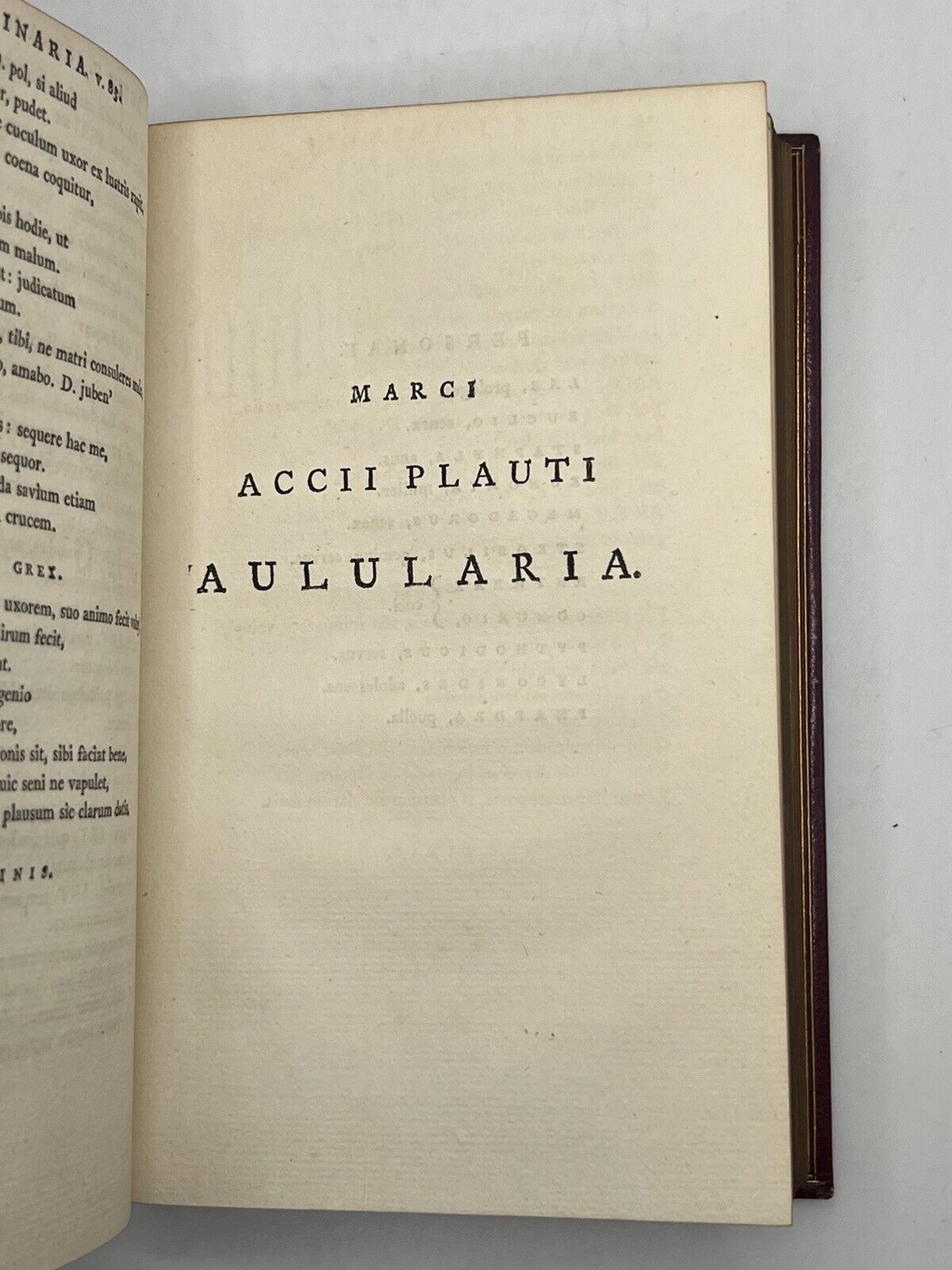 The Works of Plautus 1763 Foulis Press