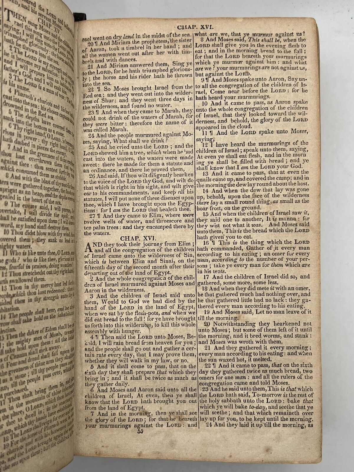 Antique King James Bible 1828 AMERICAN CIVIL WAR PROVENANCE; US Navy USS Hornet