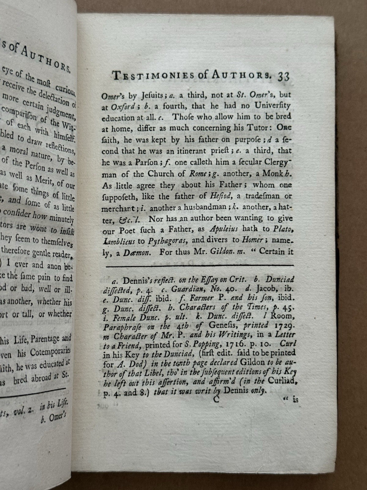 The Dunciad by Alexander Pope 1732