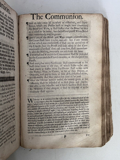 The Book of Common Prayer 1662 First Edition