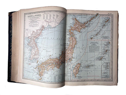 A Beautiful Atlas ILLUSTRATED WITH 124 COLOUR MAPS 1903