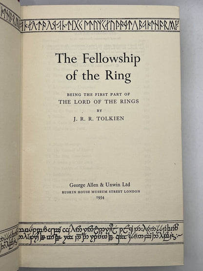 The Fellowship of the Ring by J.R.R Tolkien First Edition Second Impression