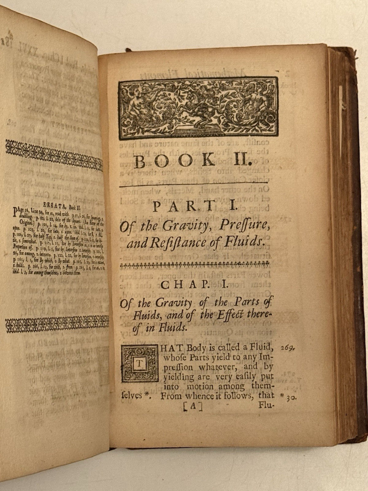 Gravesande on Isaac Newton's Principia Mathematica 1720 First Edition
