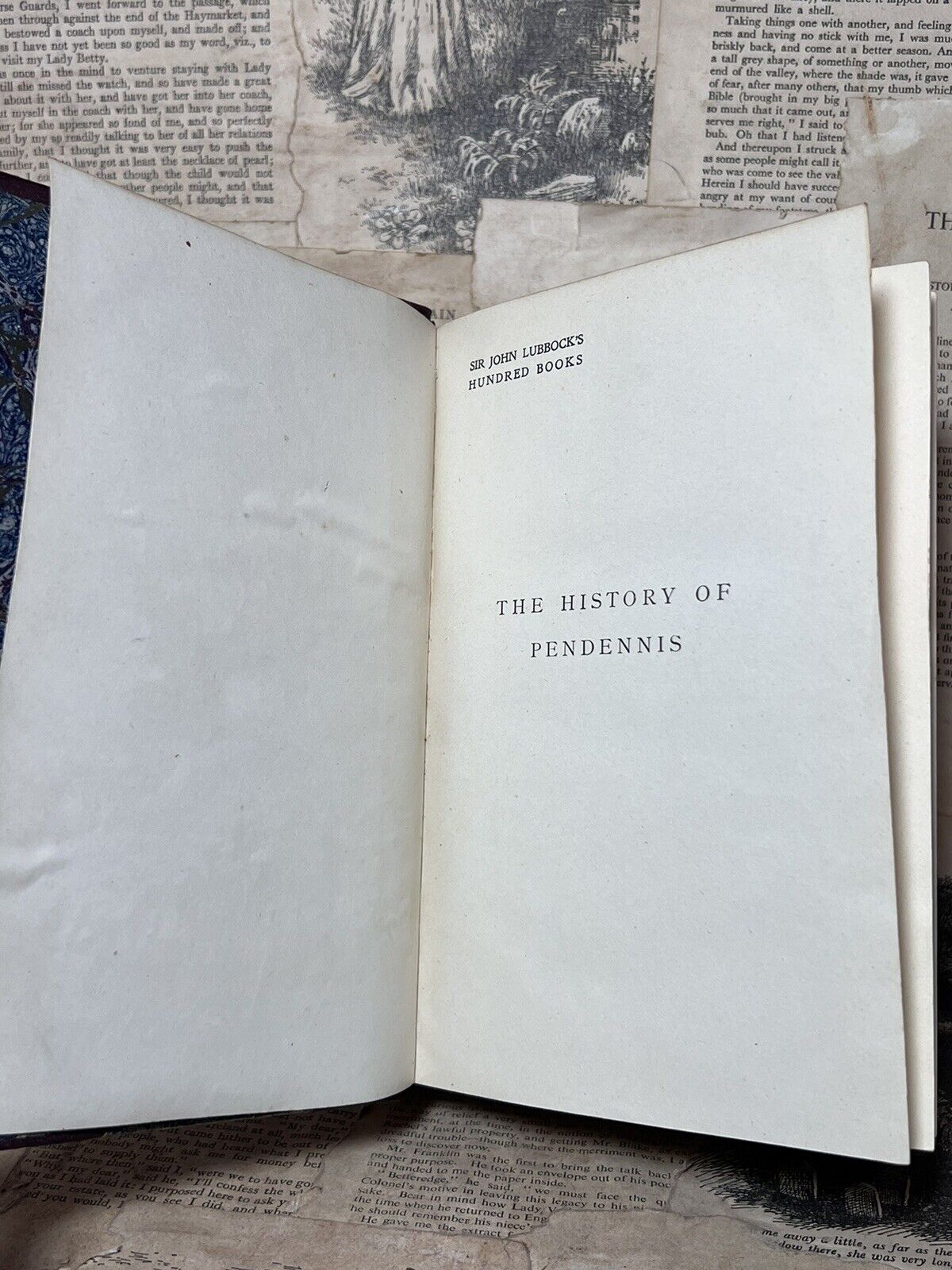 The History of Pendennis by William M. Thackeray c.1890