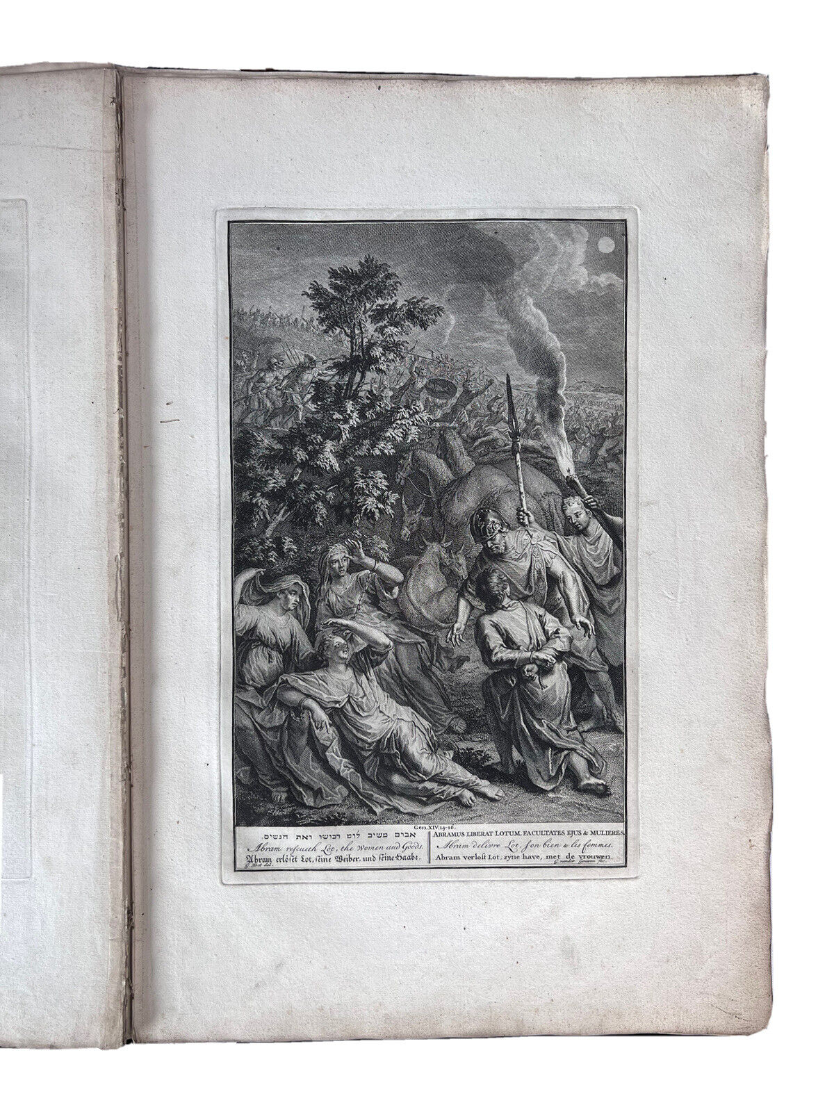 A Stunning Set of 40 HUGE Biblical Prints / Plates After G. Hoet (c.1700)