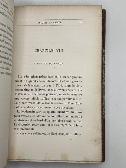 From the Earth to the Moon by Jules Verne c.1880 Rothschild