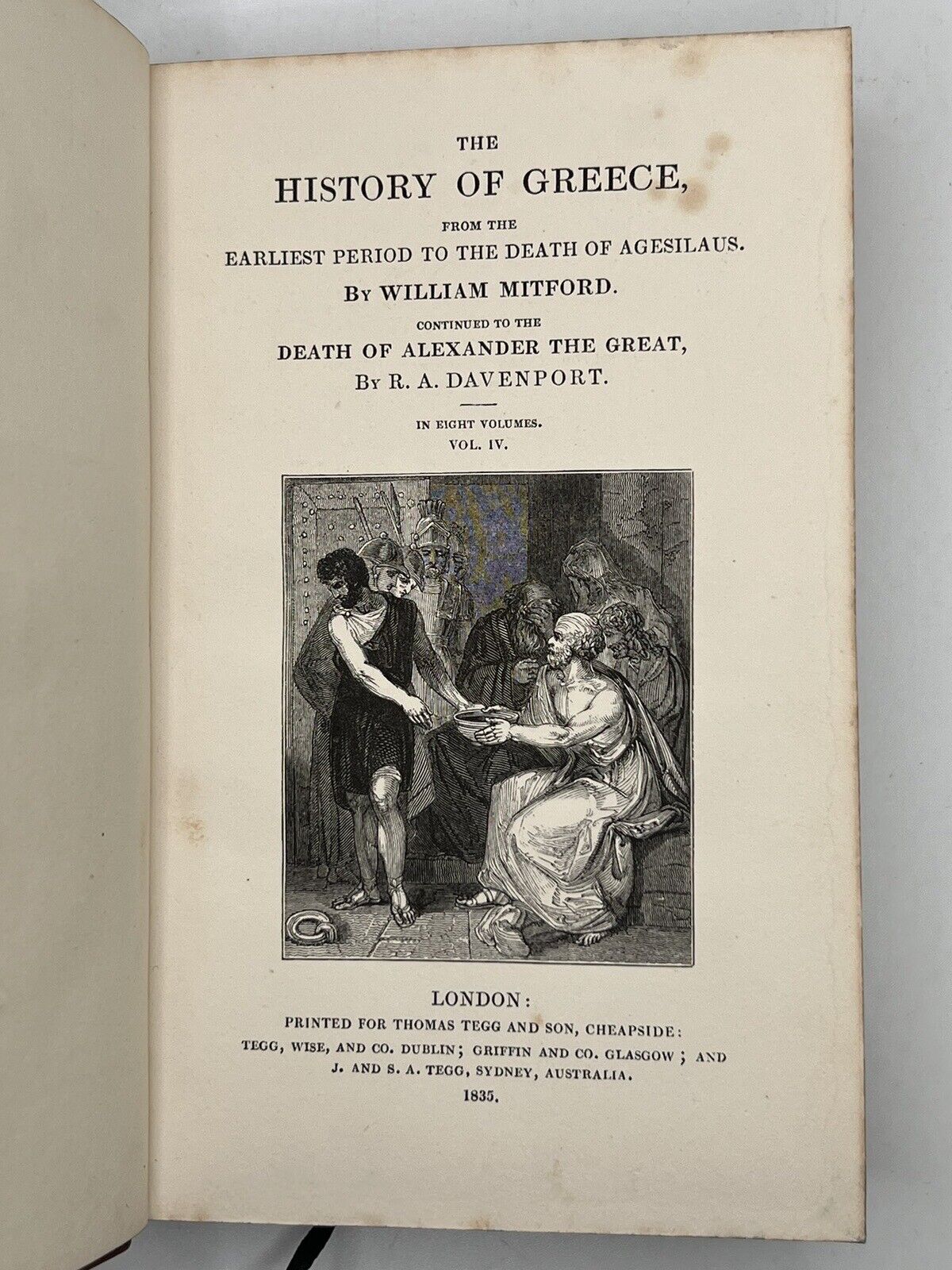 The History of Ancient Greece by W.Mitford 1835