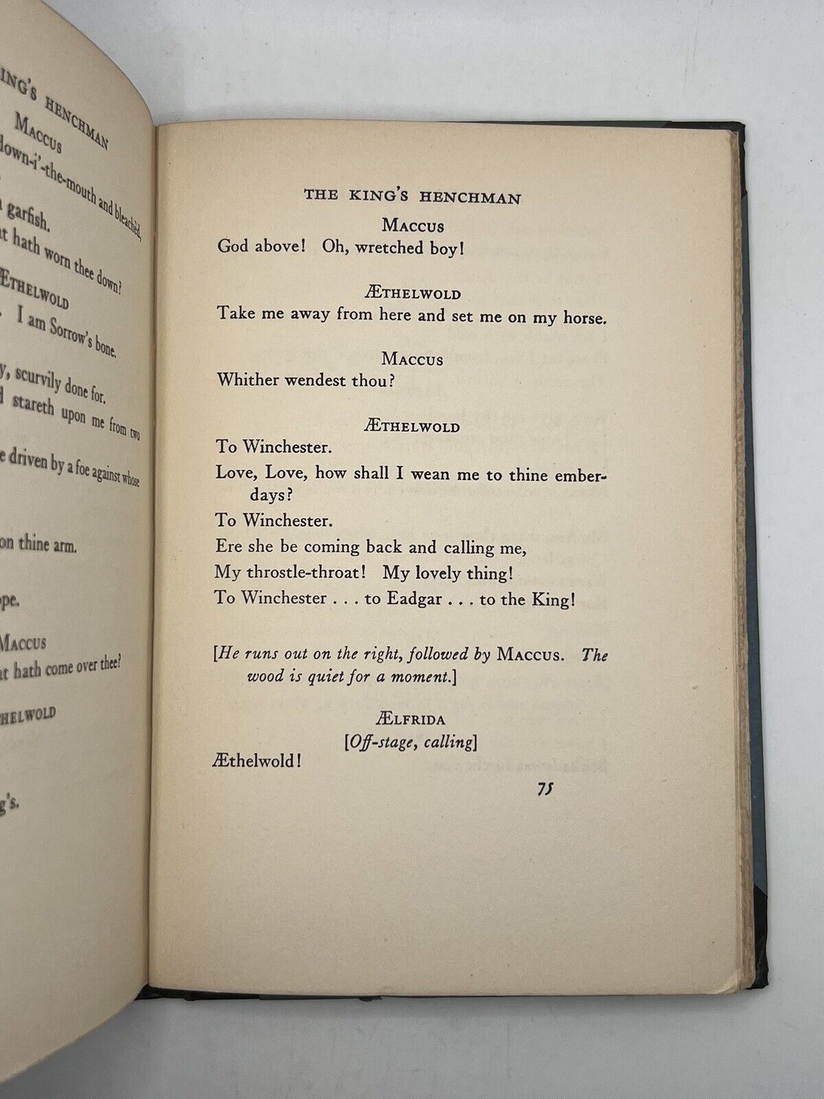 The King's Henchman by Edna St. Vincent Millay 1927 First Edition