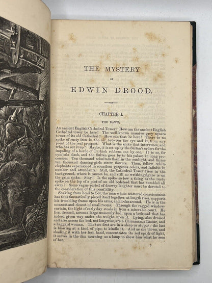 The Mystery of Edwin Drood by Charles Dickens 1870 First Edition from Original Parts