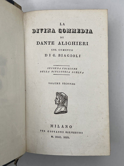 The Divine Comedy of Dante Alighieri 1829