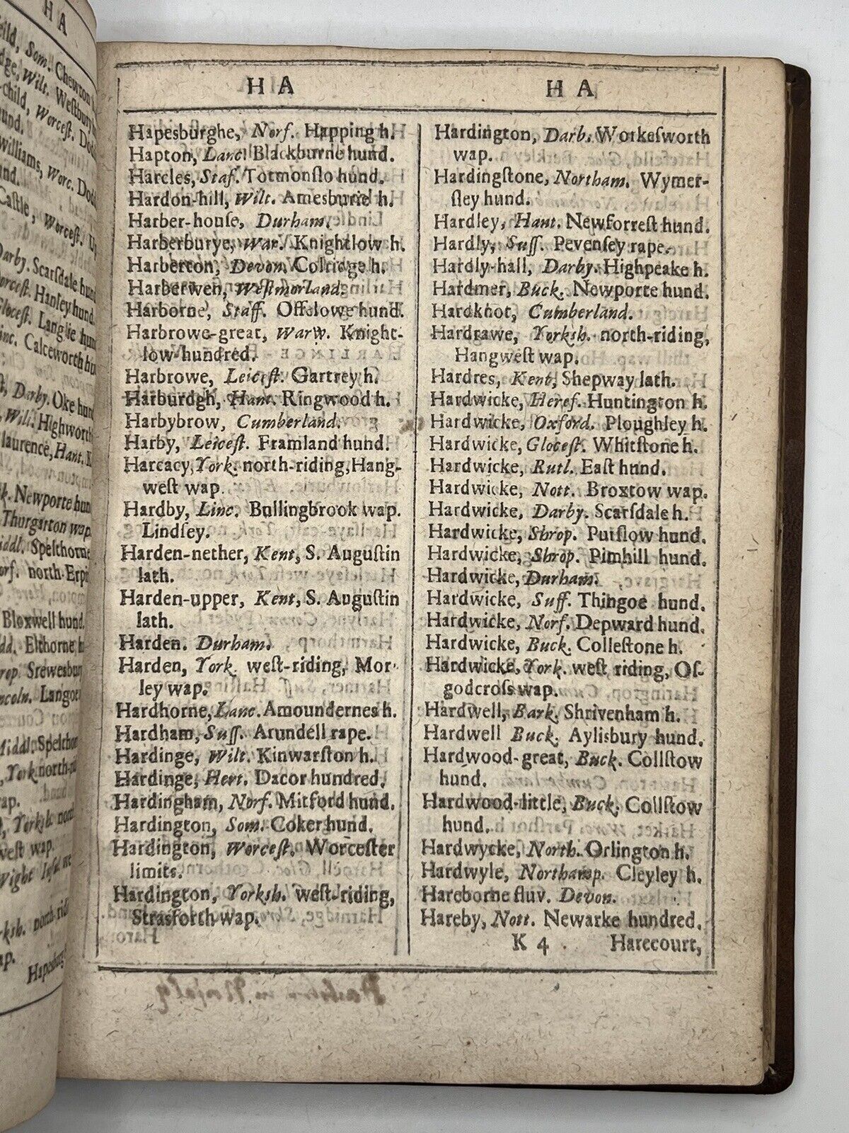 A View of the Townes of England by Sir Henry Spelman Knight 1656