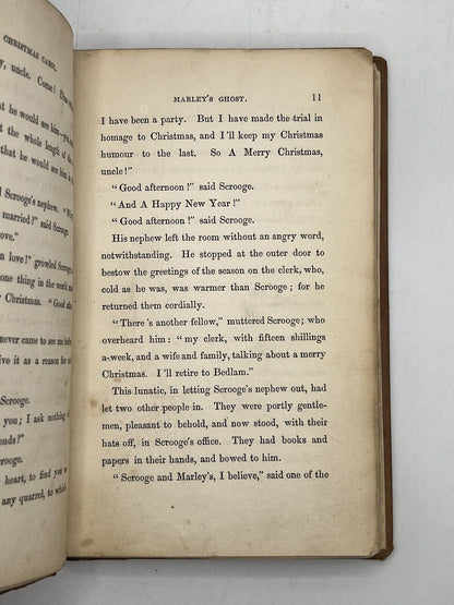 A Christmas Carol by Charles Dickens 1843 First Edition First Impression Cloth