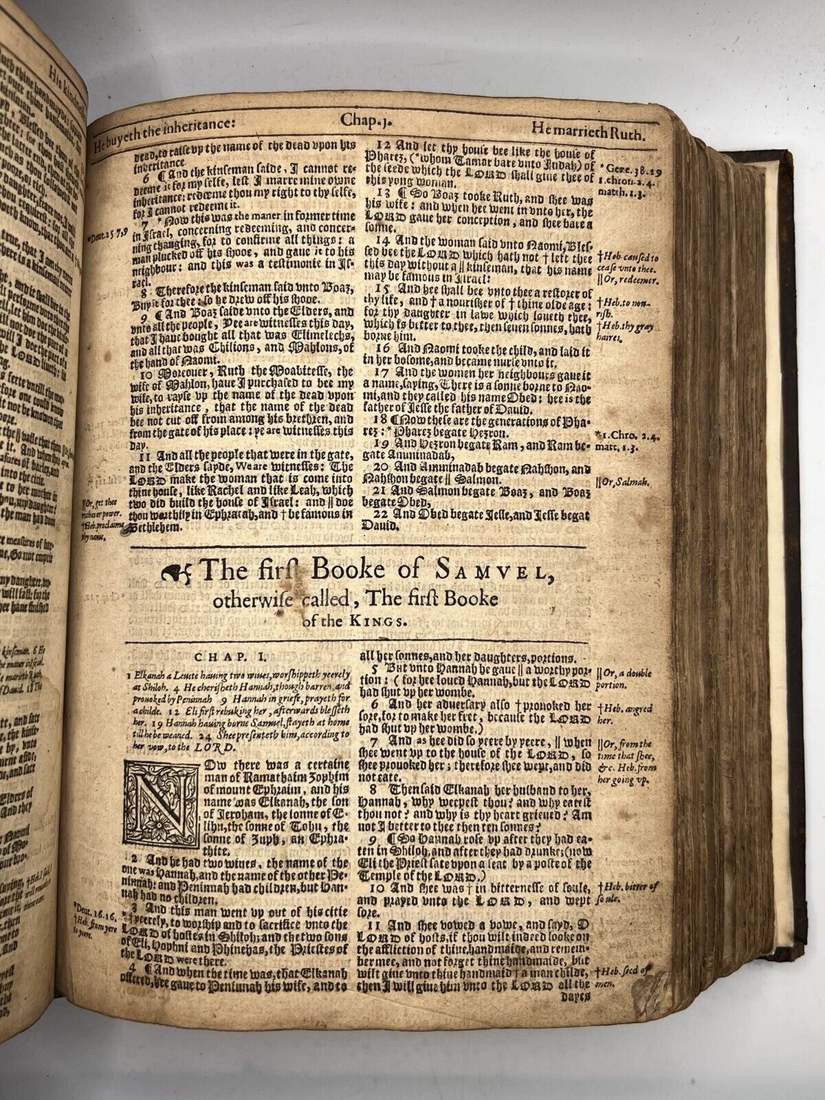 The King James Bible 1613 First Quarto Edition "He"