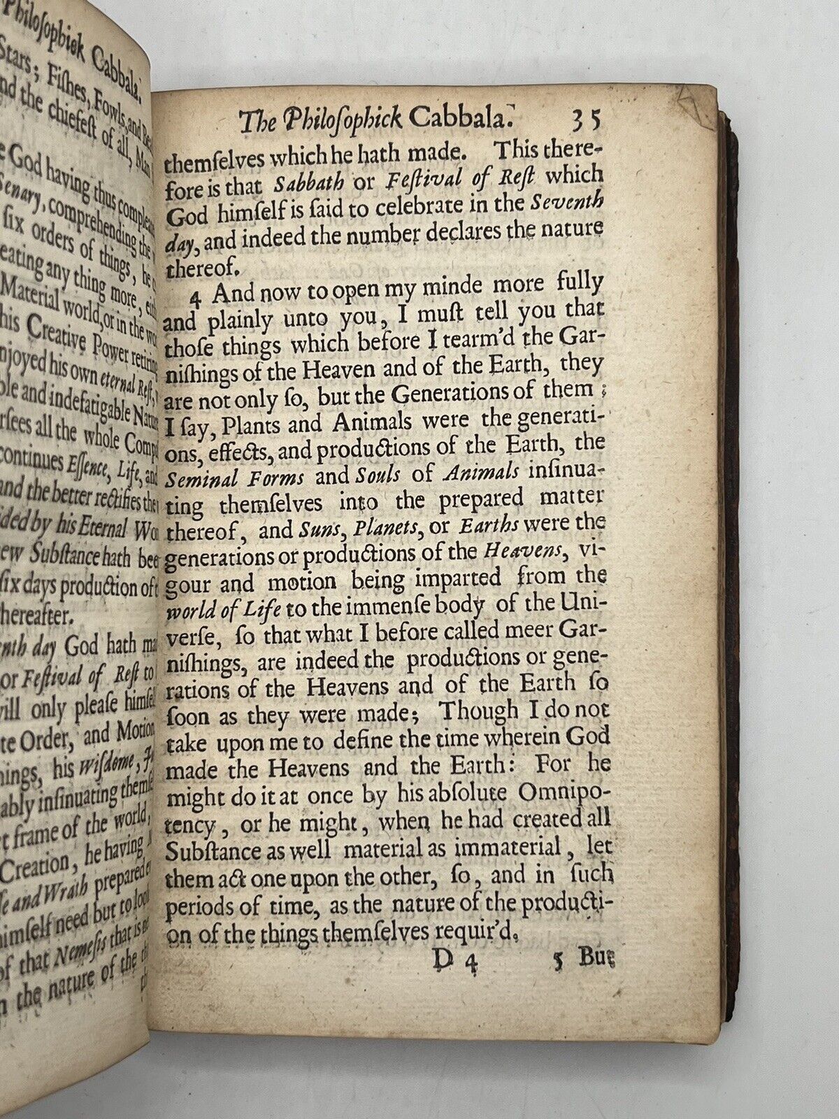 Conjectura Cabbalistica by Henry More 1653 First Edition