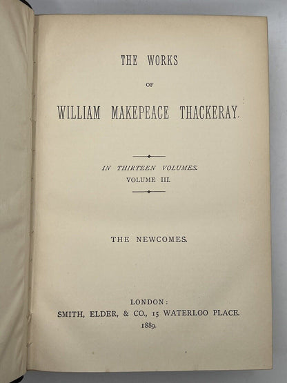 The Works of William Makepeace Thackeray 1887-90