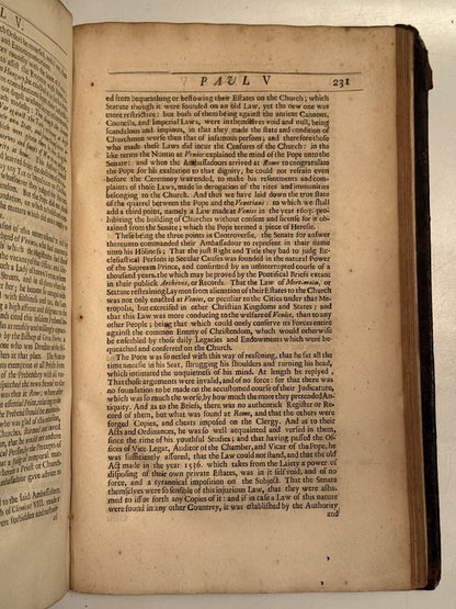 Platina's Lives of the Popes 1688 Second English Edition