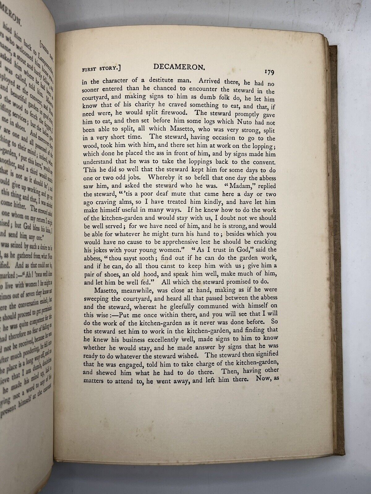 The Decameron by Giovanni Boccaccio 1920s