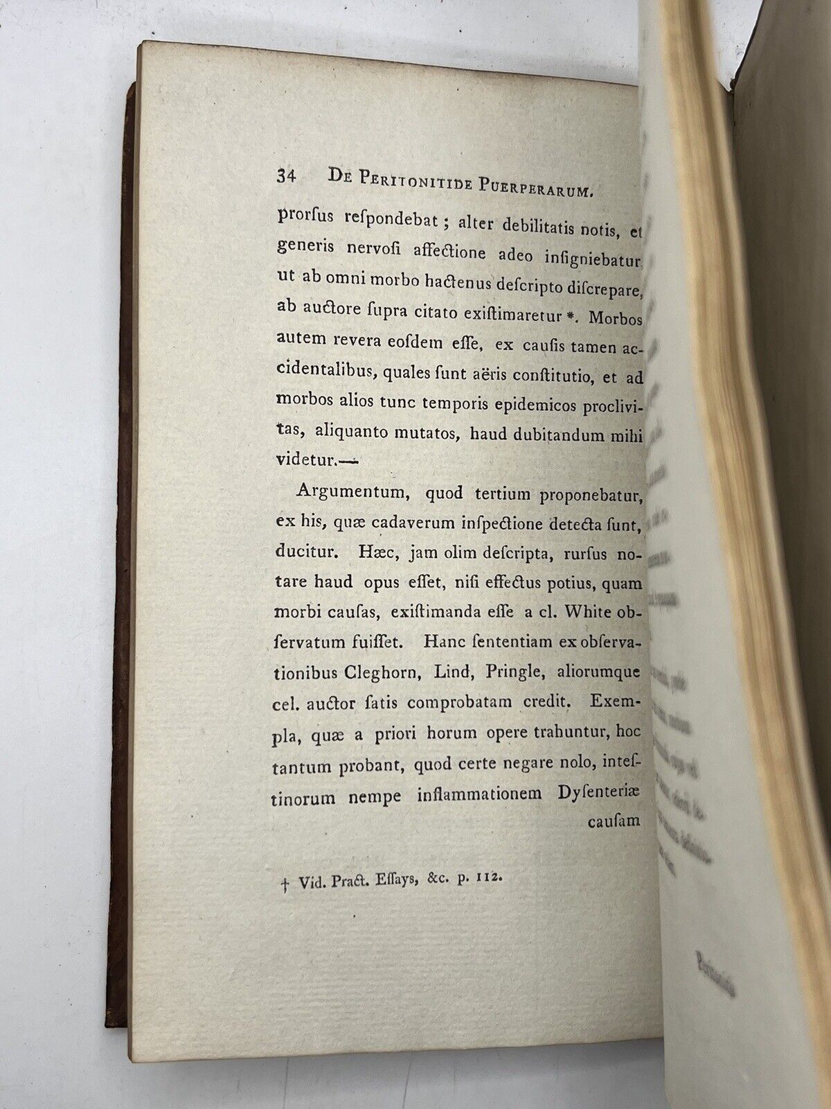 On Peritonitis in Postpartum Women by D. George Baird 1796