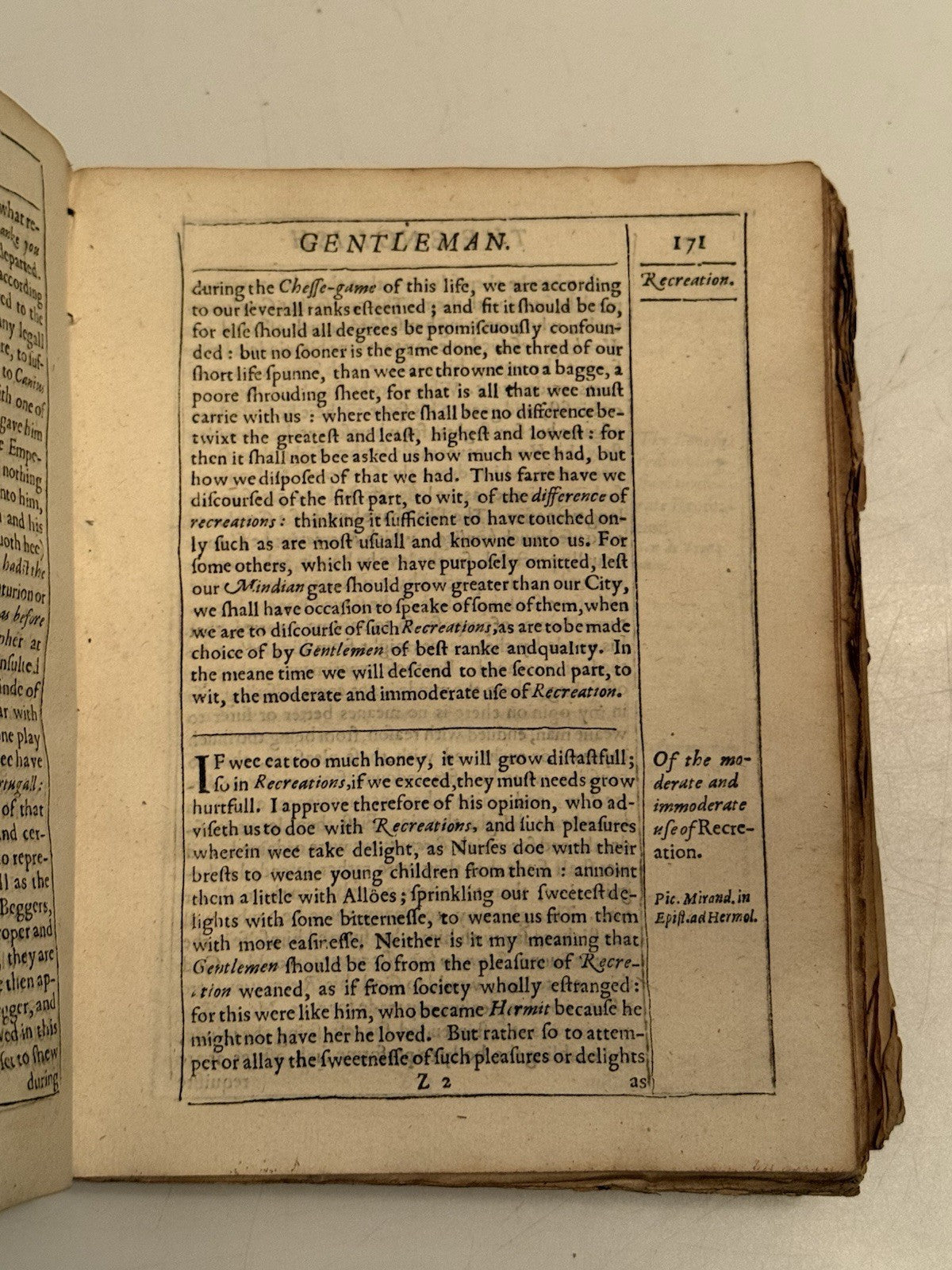 The English Gentleman by Richard Brathwait 1630 First Edition First Issue
